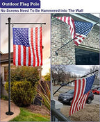 10FT Garden Flag Stand Pole for 3x5 Flags with Hard Ground Base - Image 3