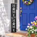 Home Sweet Home Sign, Welcome Porch Decor Front Door Outdoor Wooden Board by Unknown