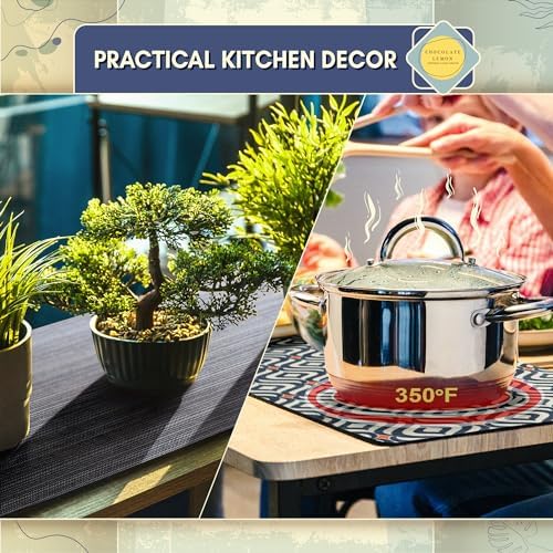 Trivet Table Runner - Heat Resistant 350F, Waterproof, Reversible for Hot Dishes, Plates & Pots (Ottoman 48 inch) - Image 6