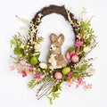 Worth Imports 20" Spring Time Easter Bunny Wreath by Worth+Imports