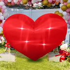 7 Ft Valentine Inflatables Heart Outdoor Decorations with LED Lights, Red Valentines Giant Heart Blow Up Yard Decorations, Romantic Inflatable Decor for Valentines Day Wedding Anniversary Yard Garden - Image 5