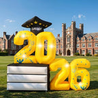 Lewondr 5.7FT Graduation Inflatable Outdoor Decoration 2026 Marquee Numbers by Lewondr