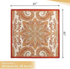 Maison d' Hermine Cloth Napkins Set of 4 Reusable 100% Cotton (20" x 20") - Image 6