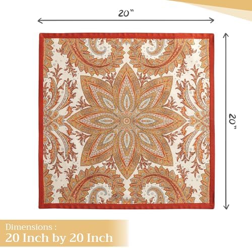 Maison d' Hermine Cloth Napkins Set of 4 Reusable 100% Cotton (20" x 20") - Image 6