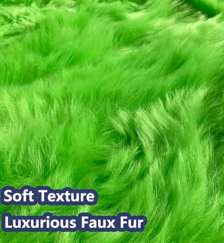 AOGU 60 Inch Faux Fur Christmas Tree Skirt Green Plush Skirt for Merry Christmas Party Christmas Tree Decoration - Image 4