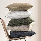 ZWJD Pillow Covers 22x22 Set of 2 Soft Polyester Textured Pillow Covers with Stylish Flange Edge Cozy Farmhouse Throw Pillows for Couch Bed Sofa Living Room - Image 5