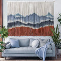 Tiamon Boho Wall Decor - 59''W x 35.4'' L Macrame Wall Hanging Dip-Dye Large Tapestry Art for Home Bathroom Farmhouse Bedroom Living Room Office Natural Modern Rustic Decoration by Tiamon