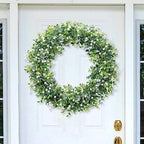 Fake Vines Eucalyptus Babys Breath Greenery Garland, 2PCS - Image 5