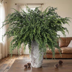 12Pcs 36" Long Artificial Christmas Cedar Pine Branches for Vase Decoration - Image 2