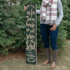 Personalized Welcome Sign for Front Door, Custom Welcome Sign for Porch Outdoor Welcome Home Decorations, 48"x8" PVC Sign (Design 15) - Image 6