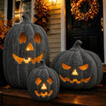 Halloween Decorations - Handmade Terracotta Pumpkin Jack O' Lantern (Small) by Unknown