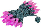 Novelty Lights 24FT 70 LED C6 Pink Christmas Outdoor String Lights - Image 6