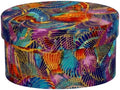 Sarah's Hat Boxes – Phoenix Decorative Gift Box | Elegant Reusable Storage Boxes for Gifts, Keepsakes, Jewelry, or Special Items | Unique Printed Design by SarahsHatBoxes