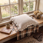 patdrea Vintage Linen Throw Pillow Covers,Set of 2,18"x18"-Kubum - Image 3