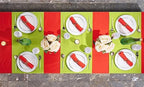 Disposable Table Runner for Dining Table, 16" 20-Pack Linen-Like Kiwi Paper Table Runners for Party, Wedding Or Event - Image 5