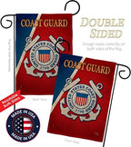 Coast Guard Burlap Garden Flag - Set Wall Hanger Armed Forces USCG Semper Paratus United State American Military Veteran Retire Official - House Banner Small Yard Gift Double-Sided 13 X 18.5, - Image 3