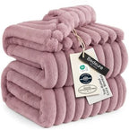 Bedsure Soft King Size Blankets for Bed Pink 108"x90" by BEDSURE