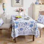 ISAENNE Designer French Rectangular Reusable Tablecloth,118"x67" - Image 3