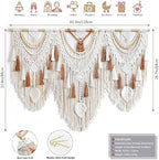Large Macrame Wall Hanging Boho Woven Tapestry Chic Home Art Wall Decor - Image 3