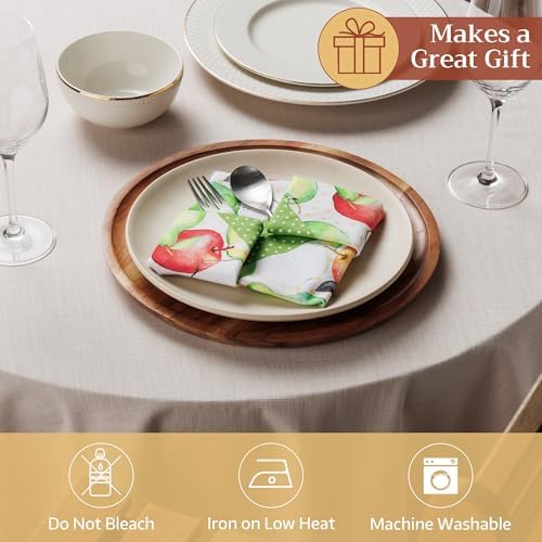 Maison d' Hermine Cloth Napkins Set of 4 Reusable 100% Cotton (18" x 18") - Image 4