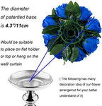 BLOSMON Royal Blue Flowers for Decoration: 10 Pcs Fake Roses Kissing Balls for Wedding Table Centerpieces - Artificial Floral Arrangements Home Baby Shower Birthday Party DIY Decor - Image 5
