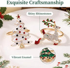 Christmas Napkin Rings Set of 12 Xmas Napkin Ring - Image 6