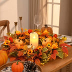 Waipfaru 26" Fall Wreaths for Front Door Outside, Fall Decorations for Home - Image 4