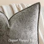 a moment Throw Pillow Covers 26X26 Inch 4 Packs,Soft Velvet Decorative Pillow Cases with 3D Ice Flower,Texture Modern Accent Cushion Covers for Sofa Couch Home Decor Urban Stone - Image 3