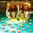 Liliful LED Floating Lotus Lantern, Diwali Pool Pond Decor, White,3.94 Inch - Image 6