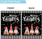 Set of 10 Gnome Seasonal Garden Flags, Double Sided 28 x 40 Inch Yard Flags - Image 3