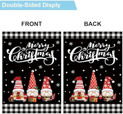 Set of 10 Gnome Seasonal Garden Flags, Double Sided 28 x 40 Inch Yard Flags - Image 3