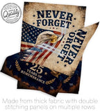 Never Forget 25 Years 9/11 Flag Holder Kit Wall Decor Home Tapestry Poster Patriot Day Decor Memorial Gifts Memorabilia Home Decorations September 11 Garden Remembrance Tribute - Image 7