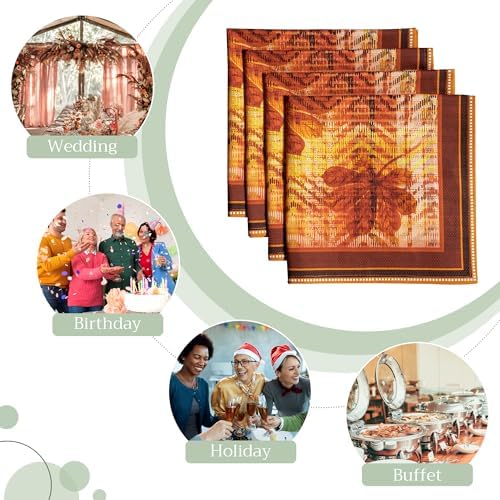 Maison d' Hermine Cloth Napkins Set of 4 Reusable 100% Cotton (20" x 20") - Image 5