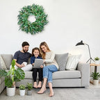 26" Large Farmhouse Eucalyptus Wreath for Front Door All Season - Image 6