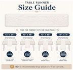 Faux Fur Table Runner 12x72 Inch White Christmas Table Decor - Image 4