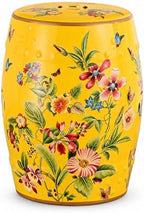 Lefedrasticity Ceramic Garden Stool Outdoor Decorative Garden Stools Hand-Painted Chinoiserie Decor Drum Stool for Garden Patio Backyard Balcony Living Room Bathroom (Yellow, Pattern 2) by %F0%9D%97%9F%F0%9D%97%B2%F0%9D%97%B3%F0%9D%97%B2%F0%9D%97%B1%F0%9D%97%BF%F0%9D%97%AE%F0%9D%98%80%F0%9D%98%81%F0%9D%97%B6%F0%9D%97%B0%F0%9D%97%B6%F0%9D%98%81%F0%9D%98%86