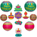 Fun Express 8" - 16" Diwali Festival of Lights Party Decorating Kit - 13 Pieces by FunExpress