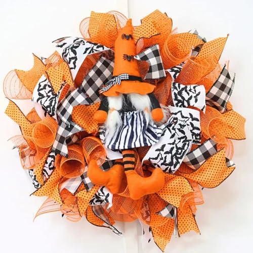 5 Rolls Fall Thanksgiving Deco Mesh Ribbon for Wreaths Crafts - Image 3