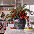 Wavwavw 12 Pcs Artificial Christmas Red Berries Norfolk Picks, 24.8" Stems by Wavwavw
