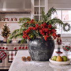 Wavwavw 12 Pcs Artificial Christmas Red Berries Norfolk Picks, 24.8" Stems by Wavwavw
