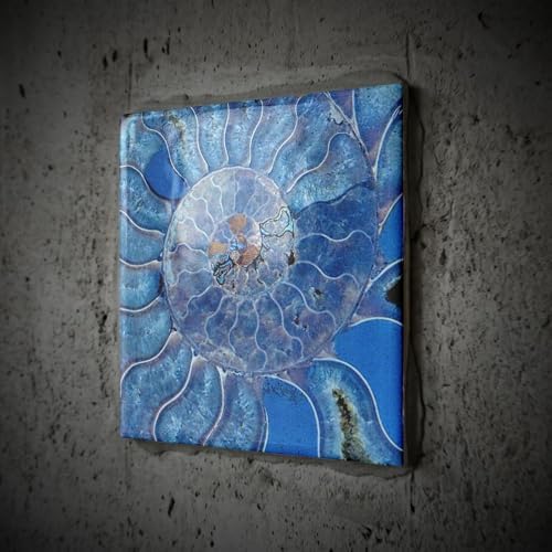 3dRose Blue Seashell-Mother-of-Pearl Closeup 12 Inch Ceramic Tile - Image 2