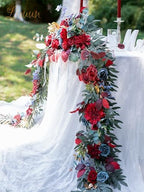 Lisuun 9FT Artificial Wedding Arch Flower Garland for Table Decor - Image 5