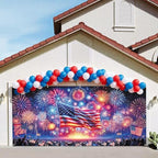 7x16FT Independence Day Garage Door Banner Eagle American Flag Garage Door Cover Decoration for Patriots Party (USA Flag, 7 * 16) - Image 7
