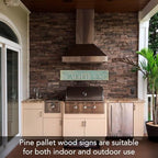 Welcome Beach House Pallet Wood Entryway Sign - Image 6