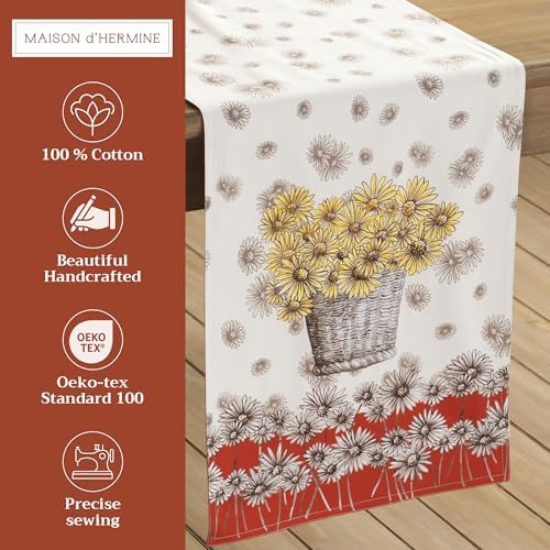 Maison d' Hermine Table Runner 100% Cotton 14.50" x 108" (Double Layer) - Image 2