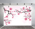 Leyiyi Romantic Cherry Blossoms Backdrop 12x8ft Photography Background Festival Decoration Soft Pink Love Theme Wedding Party Kids Girls Boys Adults Love Photo Booth Video Props by Leyiyi
