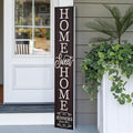 Personalized Welcome Sign for Front Door, Custom Welcome Sign for Porch Outdoor Welcome Home Decorations, 48"x8" PVC Sign (Design 8) by BasicFundamentals