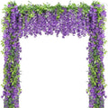 Findosom 10Pcs Total 72FT Wisteria Artificial Flowers Garland for Decor by Findosom