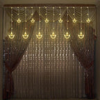 Diwali Decorations Items, Diwali Lights, 12 Warm White Diya Curtain Decoration Lights, Happy Diwali Decorations for Indoor Outdoor, Diyas for Decor (Diwali String Lights 1) - Image 6