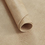 MOSAYT Vinyl Faux Leather Oval Placemats, Set of 8, Apricot - Image 6